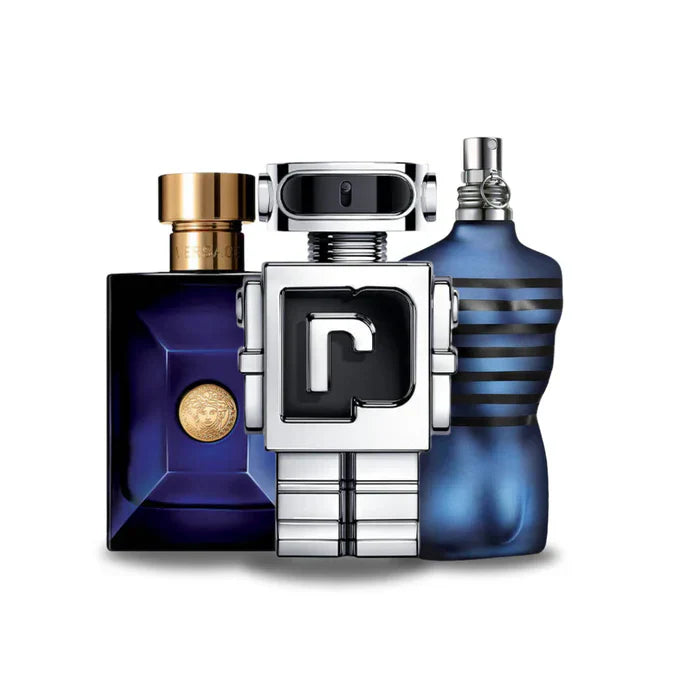 Coffret de 3 parfums:  DYLAN BLUE,  PHANTOM  ULTRA MALE - 100ml